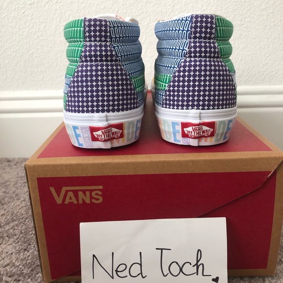 Vans SK8- Mid Pride Skateboarding Shoes Men's Multiple Sizes - Picture 4 of 8